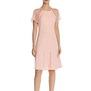 New Adrianna Papell Fit Flare Party Dress Peach